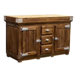 Williams Sonoma French Berthillon Butcher Block Kitchen Island