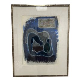 Hans Burkhardt "Untitled" 1977 Pastel Painting