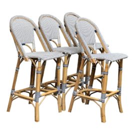 Serena & Lily Riviera Bar Stools - Set of Four. Original Price: $1,712