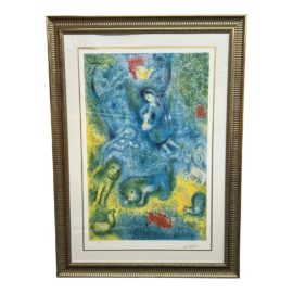 Marc Chagall Magic Flute Limited Edition Large Framed Print 87/375