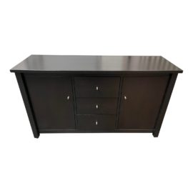 Contemporary Wood 3-Drawer Sideboard. Original Price: $1,125