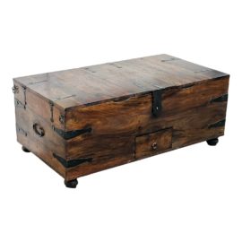 Crate & Barrel Taka Storage Coffee Table