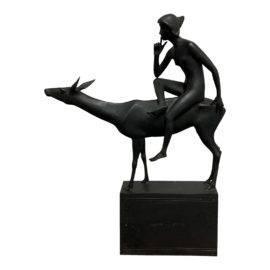 Patrick "Nude Woman on Doe" Sculpture