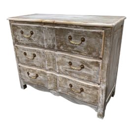 Sunrise Home Custom White Washed Traditional Style Chest of Drawers. Original Price: $2,442