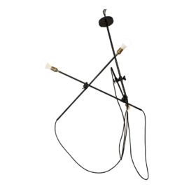 Workstead Industrial Black Chandelier. Original Price: $3,675