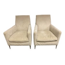 B&B Italia Antonio Citterio Dandy Armchairs, a Pair