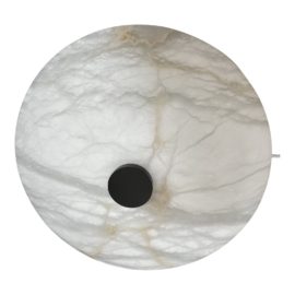 Rejuvenation Ankeny 10 Inch Alabaster Led Flush Mount Fixture