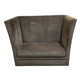 Custom Design High Back Loveseat + Casters