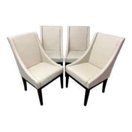 NEW Pacific Direct Houston Dining Chairs, Set of Four. Original Price: $1,352