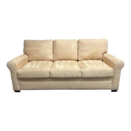 American Leather Gaines Classic Roll Arm Sofa. Original Price: $5,550