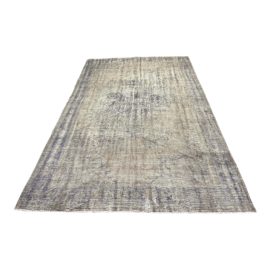 Vintage Woven Area Rug - 5′11″ × 9′4″