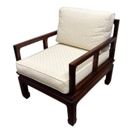 Gump's Asian Style Rosewood Fame Meditation Chair