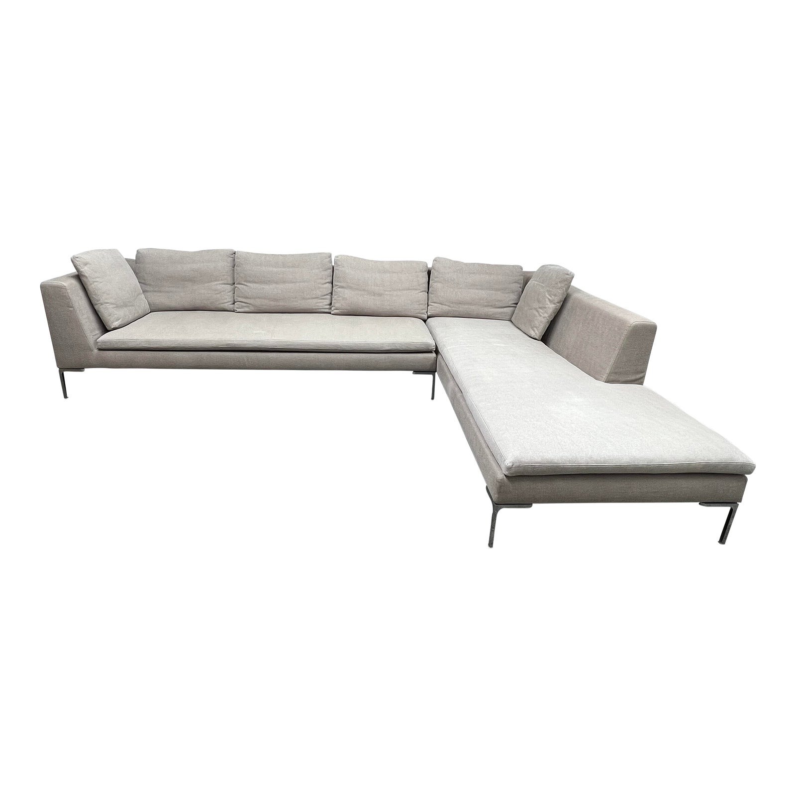 B&B Italia Antonio Citterio Charles Two Piece Sectional