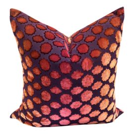 Kevin O'Brien Studio Velvet Burnout Mod Fretwork in Wildberry. Original Price: $312