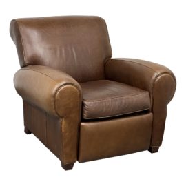 Pottery Barn Mitchell Gold + Bob Willaims Manhattan Leather Recliner. Original Price: $1,800