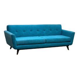 Thrive Home Mid-Century Modern Nixon Sofa in Lagoon Blue. Original Price: $1,900