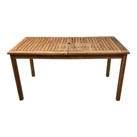 Walker Edison Outdoor Dining Room Table Made of Solid Acacia Wood. Original Price: $340