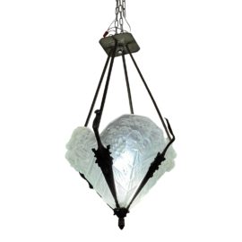 Art Deco Chandelier Inspired by the French Artist Degue