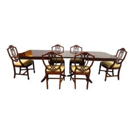 Late 20th Century Ethan Allen Tradtional Dining Set