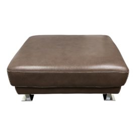 Roche Bobois Sacha Lakic Designs Urban Leather Ottoman. Original Price: $1,900