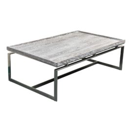 Brownstone Pierce Cerused Wood + Metal Coffee Table. Original Price: $1,300