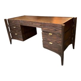 Brownstone Emerson Rosewood Executive Desk. Original Price: $4,830