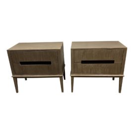 NEW Brownstone Furniture Palmer Nightstands, Pair. Original Price: $3,780