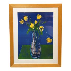 New Century Picture Corp. Large Framed Still Life With Tulips Print
