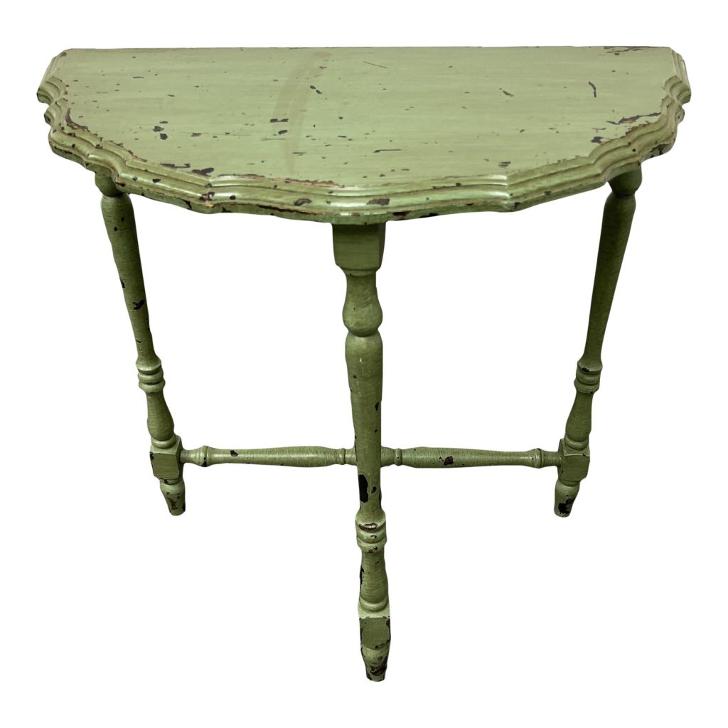 Vintage Half Moon Side Table Design Plus Gallery