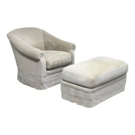 Suzanne Tucker Chair & Ottoman Set by Tucker and Marks