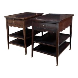 Kerry Joyce for Dessin Fournir End Tables, a Pair. Original Price: $10,800