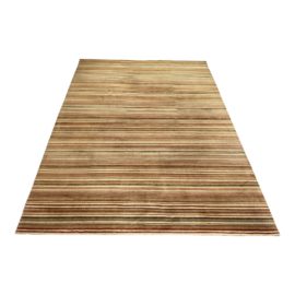 Custom Tibetan Wool Striped Rug - 8′8″ × 12′2″. Original Price: $4,458