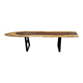 Bob Baker Live Edge Mexican Rosewood Coffee Table