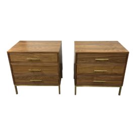 Nicole Miller Gektor Nightstands, a Pair