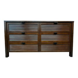 Crate & Barrel Ribbed Front Dresser