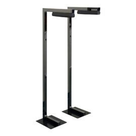 Modern Mercury Floor Lamps, a Pair