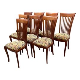 Antonio Sibau Italy Dining Chairs, Set of Eight