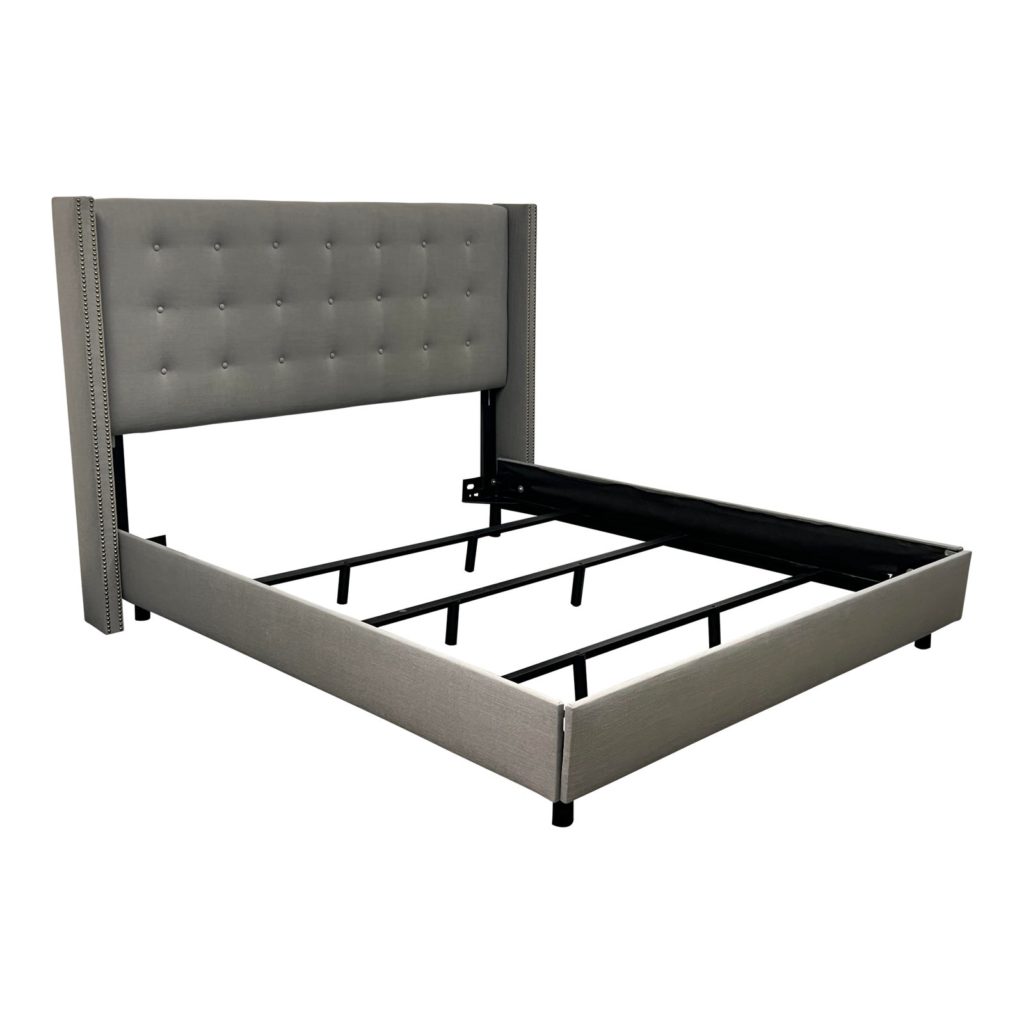 Queen Size Saatva Santorini Linen Bed Frame. Original Price 1,495