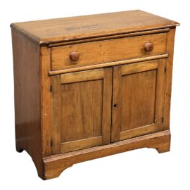 Vintage Oak Cottage Style Bedside Cabinet