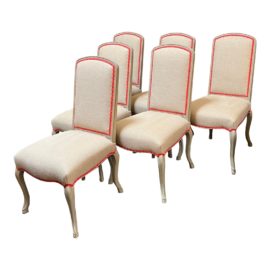 Hickory Chair Co. Belmont Chairs by Suzanne Kasler, Set of Six. Original Price: $19,200