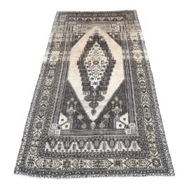 Vintage Turkish Tribal Oushak Handknotted Area Rug - 5′8″ × 10′