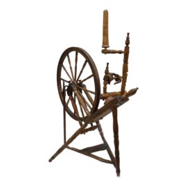 Antique Swedish Spinning Wheel
