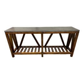 Crate & Barrel Bluestone Console Table. Original Price: $2,290