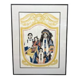 S. Patricia Benson American Indian #7 Embossed Lithograph Edition 11/50