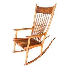 Sam Maloof Designed "Evans" Rocking Chair by Mike Raub
