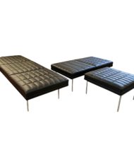 geiger-furniture-bassemfellows-tuxedo-leather-museum-benches-set-of-three-9527