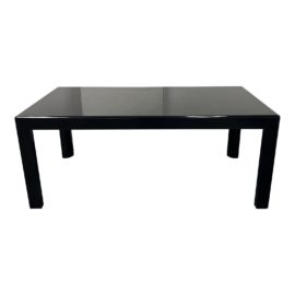 Custom Design Black Lacquered Table