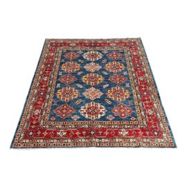 Nomad Rugs Afghan Rug Hand-Knotted Rug - 4′11″ × 5′4″. Original Price: $795