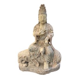 Kwan Yin Wooden Buddha Statue