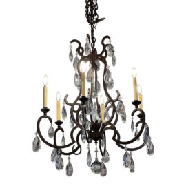 Dana Creath Designs 6 Light Iron Chandelier